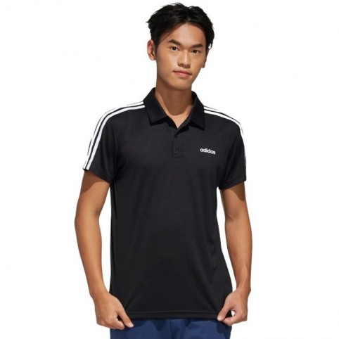 Adidas Designed 2 Move Î‘Î½Î´ÏÎ¹ÎºÏŒ T-shirt Polo ÎœÎ±ÏÏÎ¿ FL0321